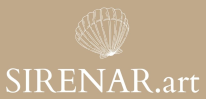 Logo da Sirenar, e-commerce de joias artesanais e sustentáveis inspiradas no mar, nas energias das pedras e na natureza.